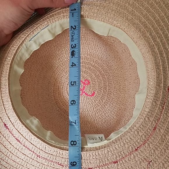 Floral floppy beach hat - Picture 12 of 12